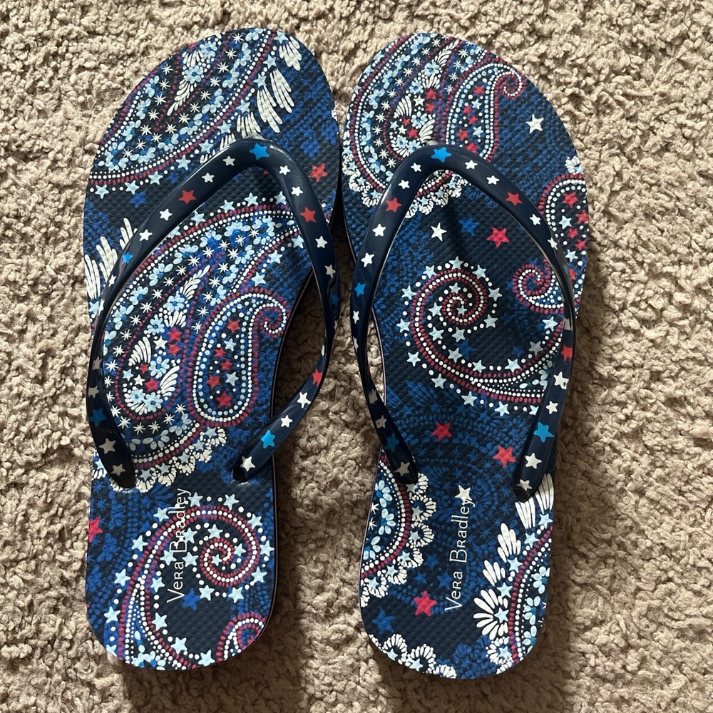 Vera bradley flip flops